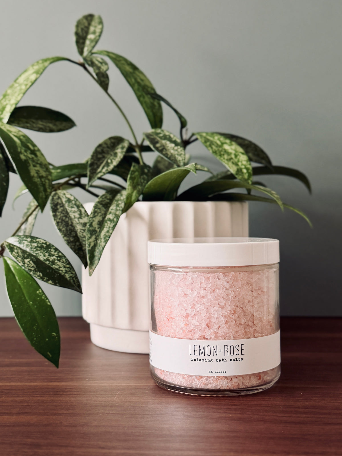 Relaxing Bath Salt - Lemon + Rose