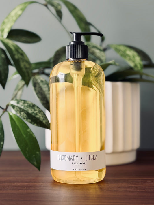 16oz Body Wash - Rosemary + Litsea